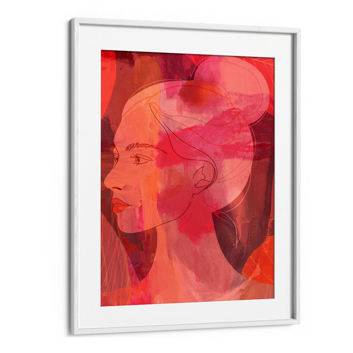 Vibrant illustration capturing THE FEMININE COSMIC SPIRIT I, PORTRAITS, showcasing divine energy and personal growth.