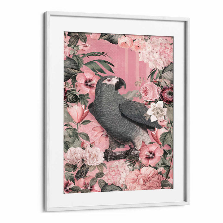 THE PARROTS PARADISE GARDEN II , ANIMAL PAINTINGS