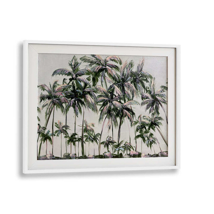 Stunning TROPICAL PALM TREES , BEACH PAINTINGS in vibrant colors, perfect for a serene coastal-themed space.