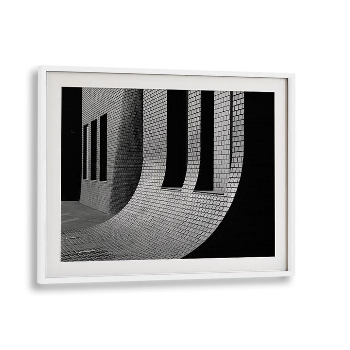 Elegant black and white urban scene showcasing UNTITLED VI, PHOTOGRAPHY PRINTS that captures unseen beauty in street art.