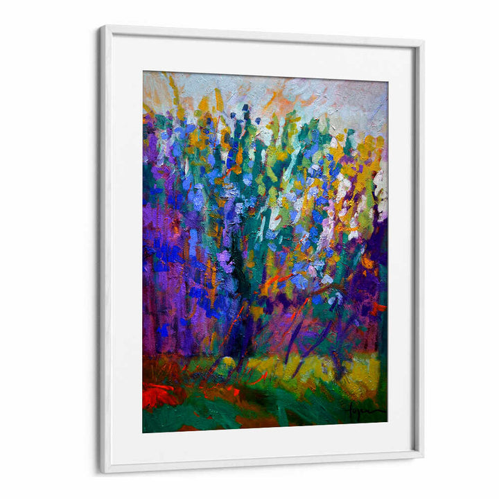 VIBRANT BLOSSOMS , ABSTRACT PAINTINGS