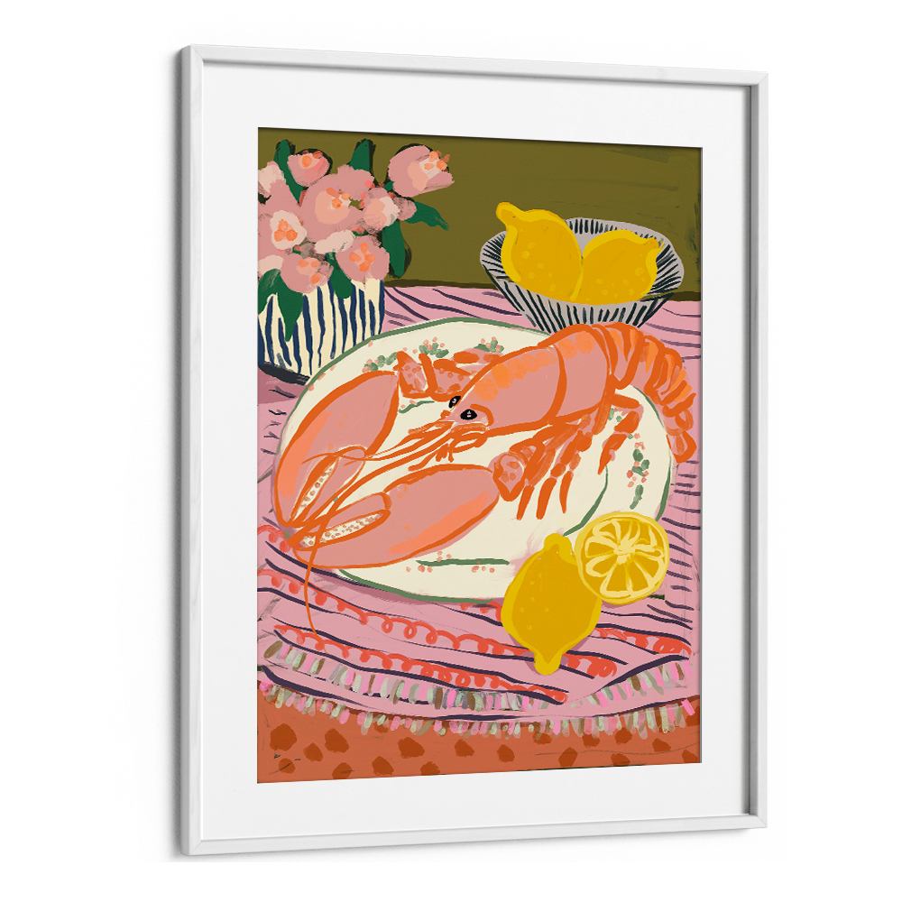 VIBRANT LOBSTER STILL LIFE