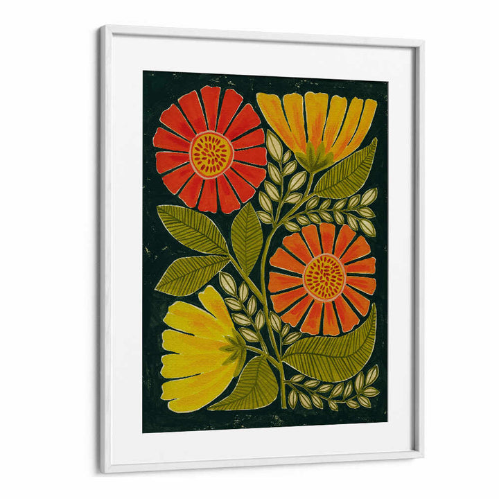 VIBRANT ORANGE AND YELLOW FLOWERS