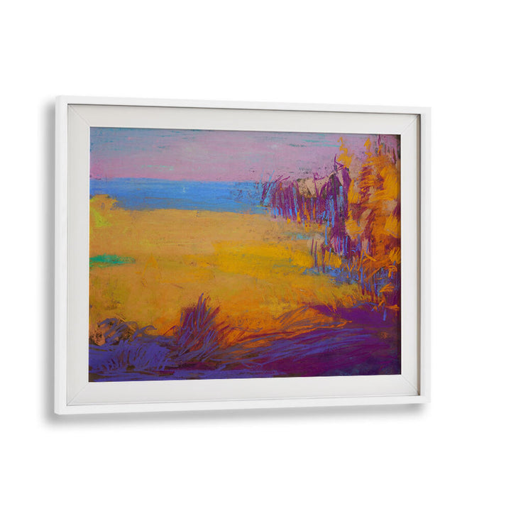 VIBRANT SUNSET FIELDS , LANDSCAPE PAINTINGS