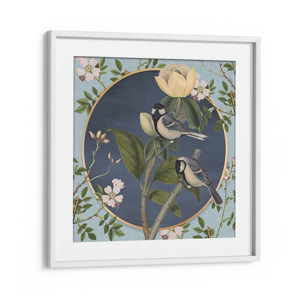 VINTAGE BIRDS AND BLOSSOMS