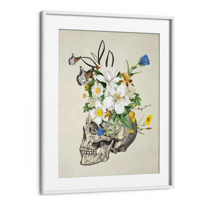 VINTAGE FLORAL SKULL