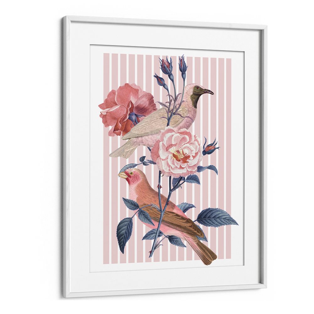 VINTAGE ROSE BIRDS