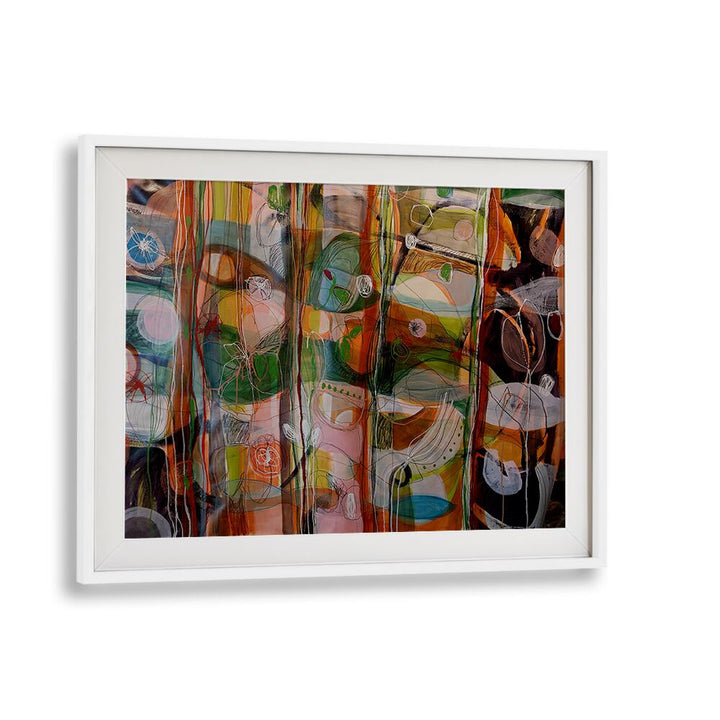 VIBRANT WHIMSY, ABSTRACT PAINTINGS showcase colorful, emotional designs perfect for modern home decor.