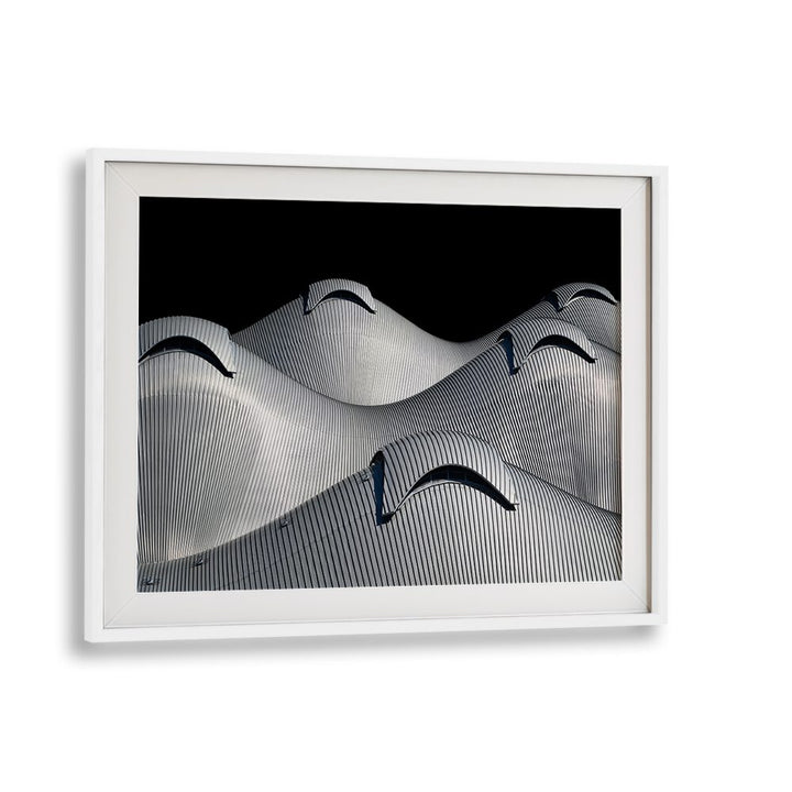 Stunning WAVE photography prints showcasing architectural curves, perfect for enhancing any modern space.