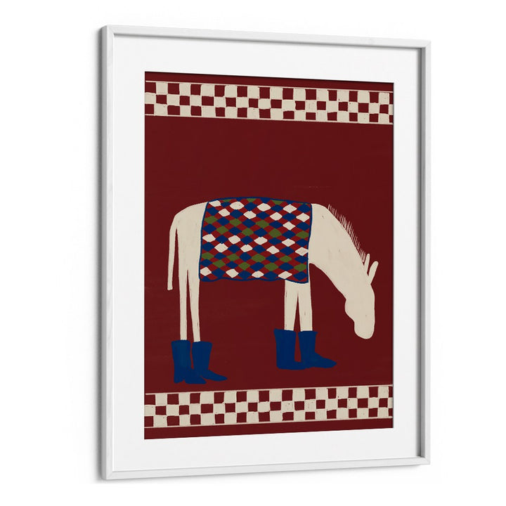 WHIMSICAL DONKEY IN BOOTS