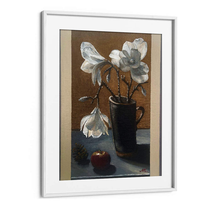 WHITE FLORAL STILL LIFE