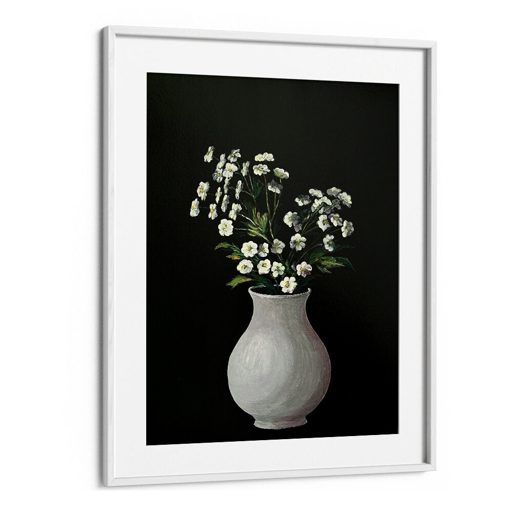 WHITE FLOWER PAINTING