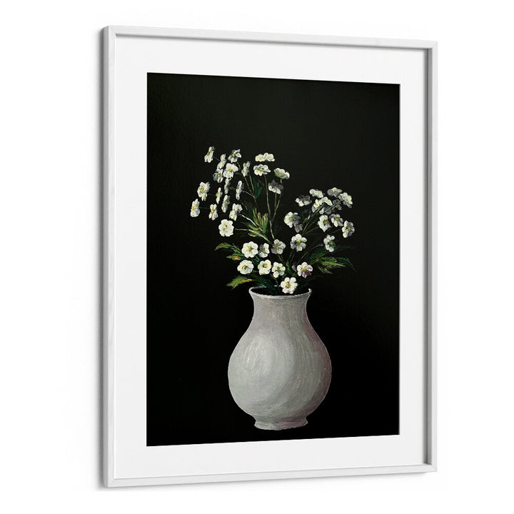 WHITE FLOWER PAINTING