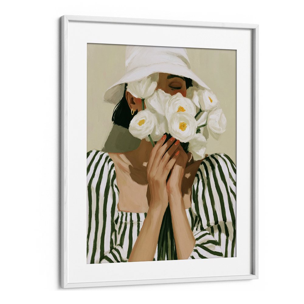 WHITE HAT RANUNCULUS