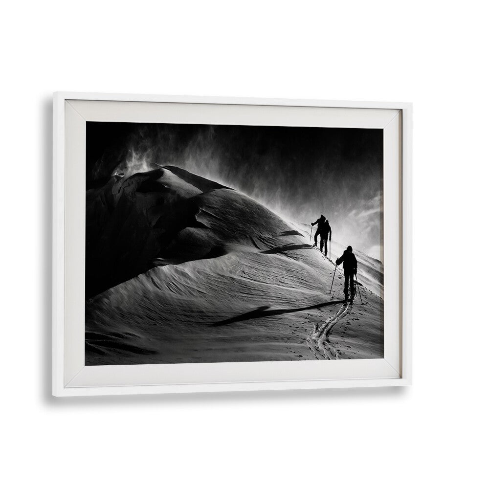 Explore the rugged beauty of WINDY MOUNTAIN, PHOTOGRAPHY PRINTS showcasing adventurers against dramatic landscapes.