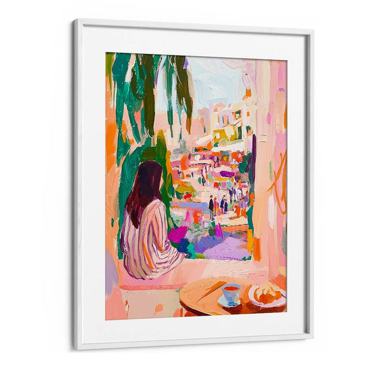 WOMAN'S SUMMER CITY VIEW