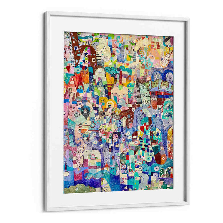 Whitemount YELLOW LANDSCAPE , ABSTRACT PAINTINGS framed, bold yellow sunlit earth tones and layered textured brushstrokes