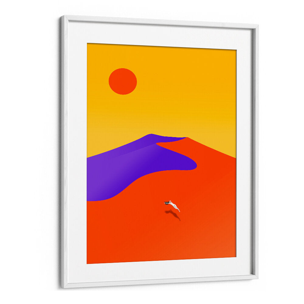 Vibrant FLOATING, LANDSCAPE PAINTINGS featuring bold colors and abstract designs for a striking wall display.
