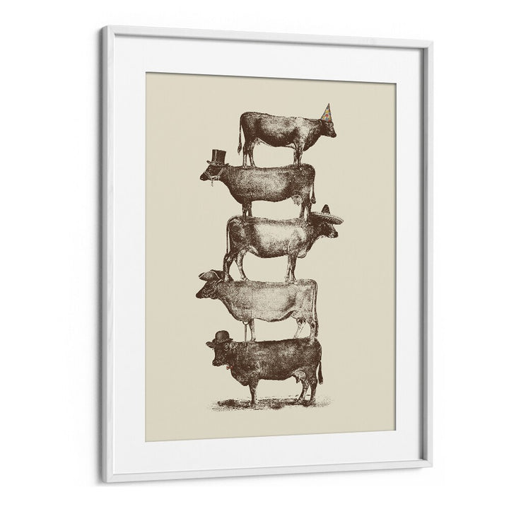 COW COW NUT BY FLORENT BODART, WILDLIFE ART PRINTS