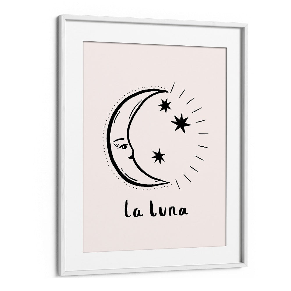 LA LUNA BY DUCHESS PLUM , LINE ART PRINTINGS , LINE ART PRINTS