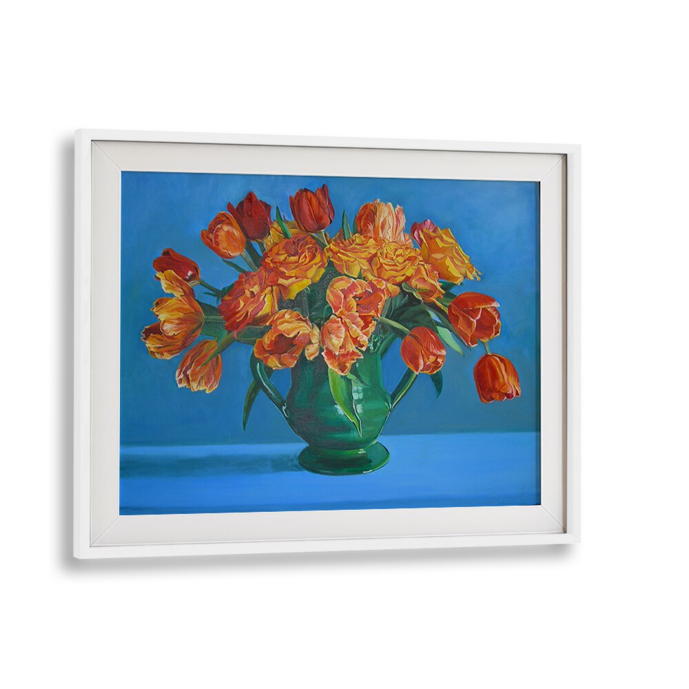 TULIPS , FLORAL FLOWER PAINTINGS