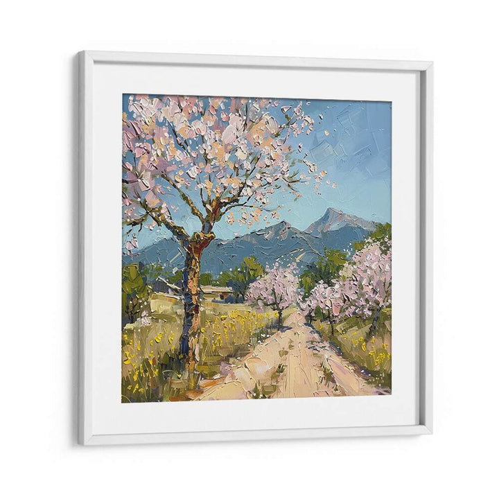 Delicate cherry blossoms frame a serene path in CHERRY BLOSSOMS III, perfect for adding spring beauty year-round.