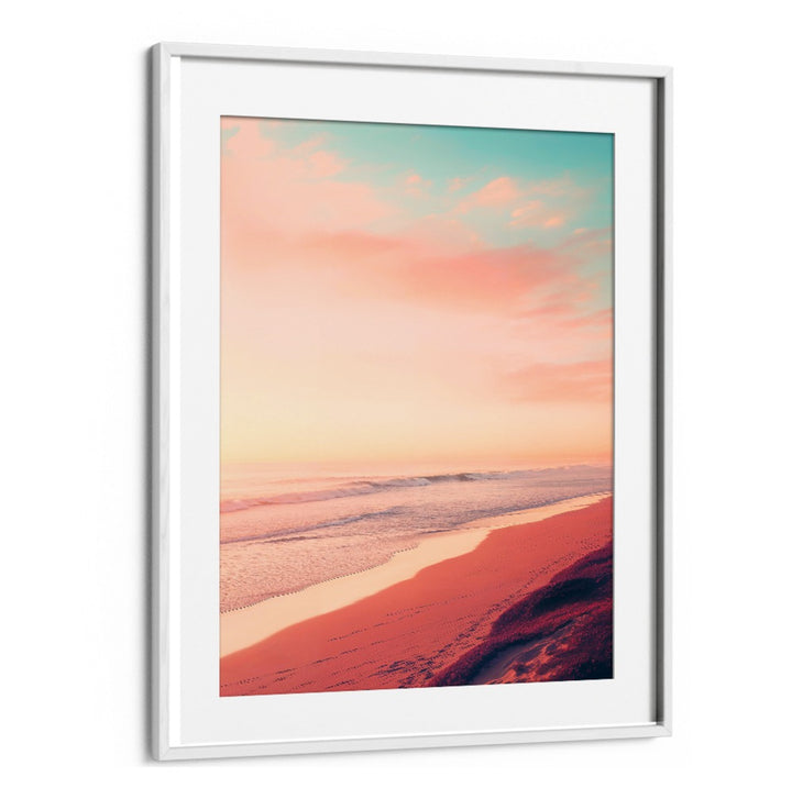 Tranquil PASTEL HORIZON, BEACH PAINTINGS by Philippe Hugonnard, capturing serene beach beauty and elegance.