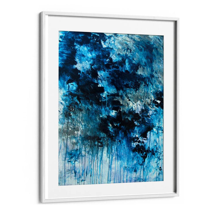 Stunning ABSTRACT DESIGN VII, ABSTRACT PAINTINGS, featuring captivating blue hues to enhance modern living spaces.