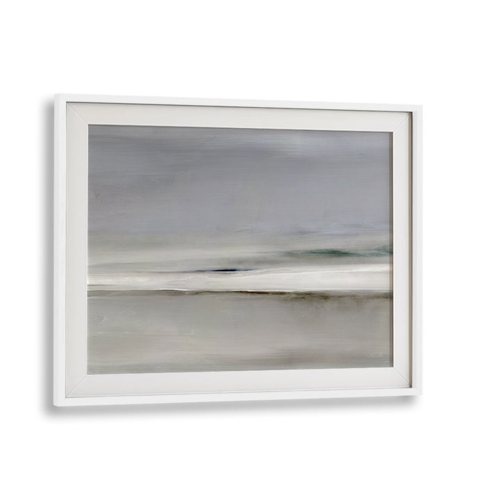 HORIZON II, ABSTRACT PAINTINGS showcase serene colors and elegant design, perfect for enhancing any space.