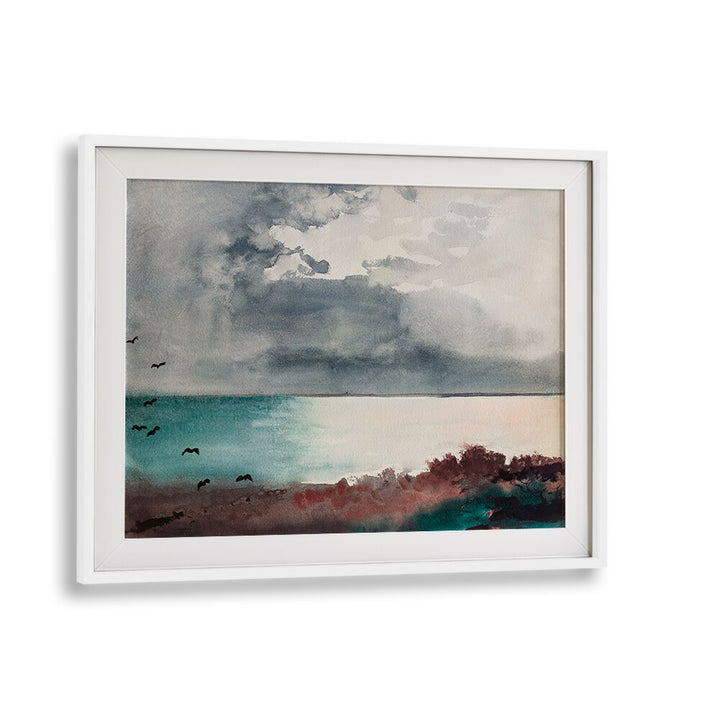 BREAKING STORM, COAST OF MAINE (1894)  ,VINTAGE PAINTINGS