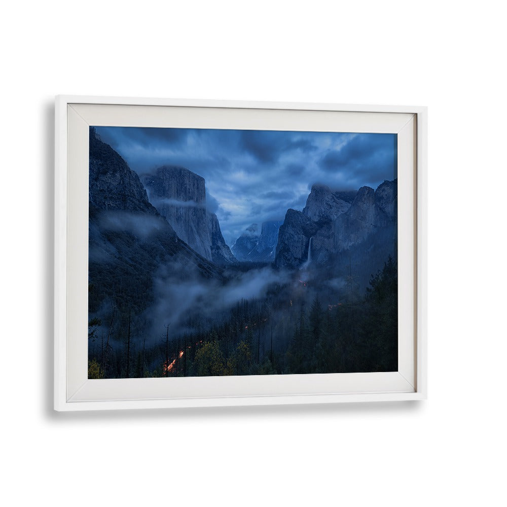 Stunning BLUE HOUR YOSEMITE, PHOTOGRAPHY PRINTS showcasing Yosemite's serene beauty in captivating twilight hues.