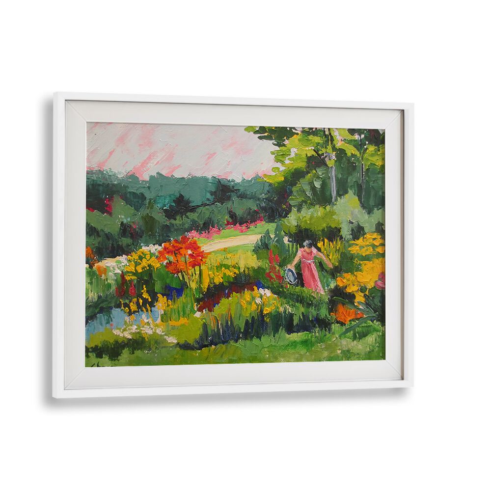 PLANTING A GARDEN , LANDSCAPE PAINTINGS