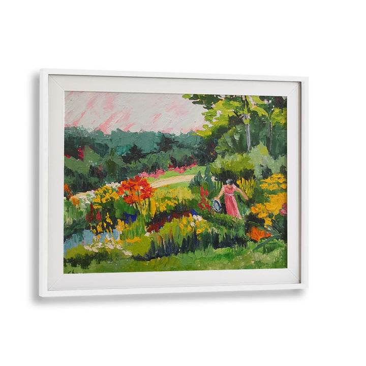 PLANTING A GARDEN , LANDSCAPE PAINTINGS