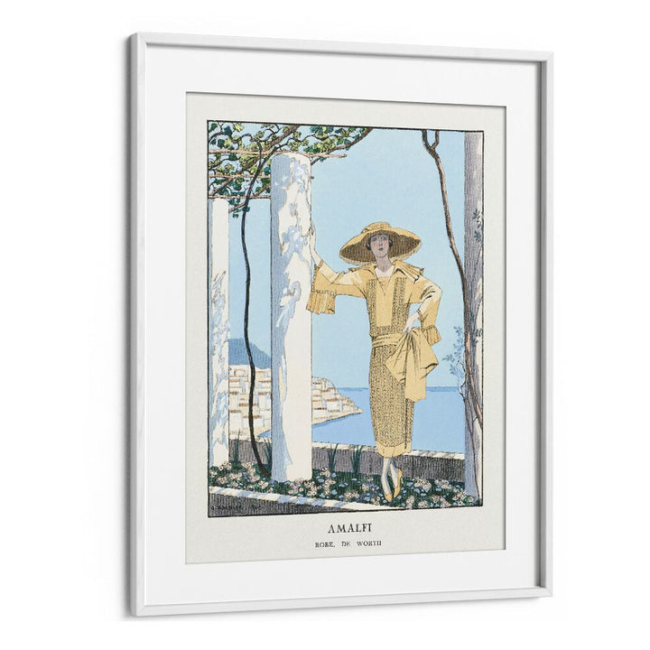 AMALFI. ROBE DE WORTH FROM GAZETTE DU BON TON (1922) , VINTAGE PAINTINGS