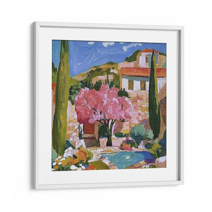 Vibrant CHERRY BLOSSOMS II artwork brings the beauty of spring into your home decor with stunning floral elegance.
