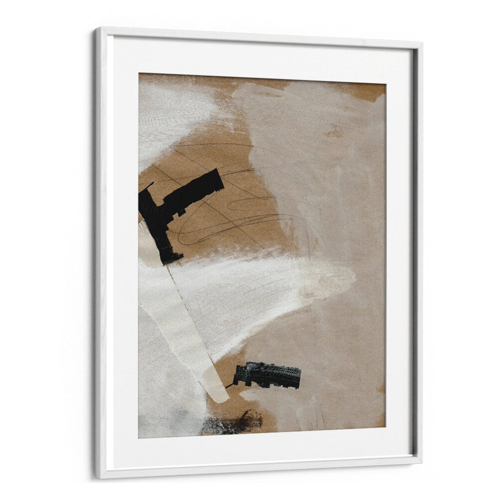 Stylish TRUCE, ABSTRACT PAINTINGS featuring bold black shapes on a textured background, perfect for transforming any space.
