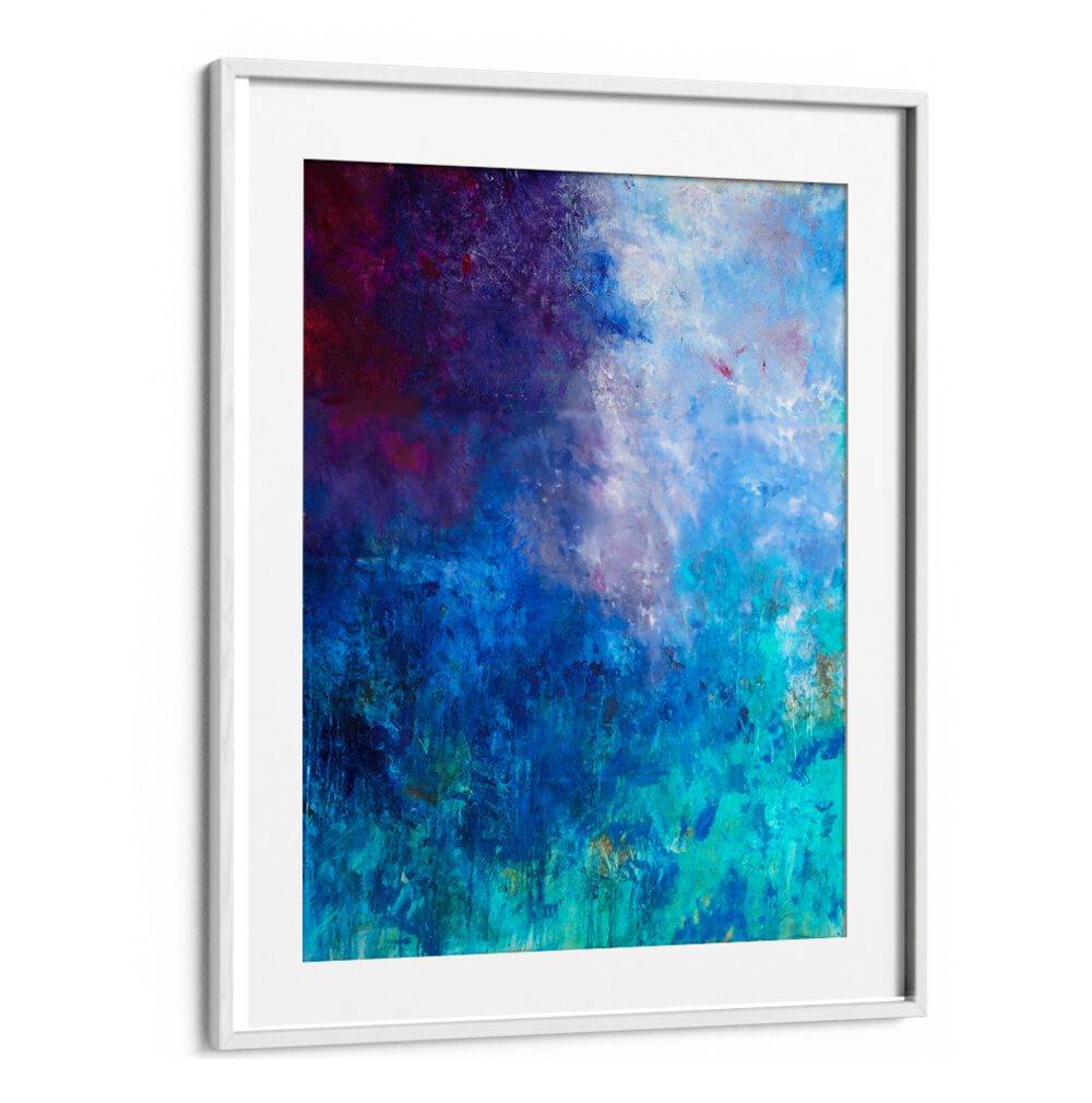 Captivating ABSTRACT DESIGN III, ABSTRACT PAINTINGS blend vibrant colors for a stunning art piece to elevate your space.