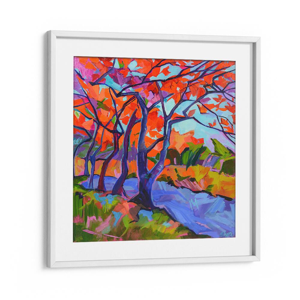 RED TREES , LANDSCAPE PAINTINGS