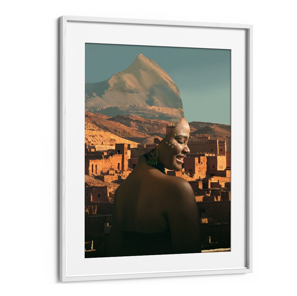 Elegant MOROCCAN QUEEN, AFRICAN ART PAINTINGS highlighting Moroccan heritage, perfect for elevating your living space.