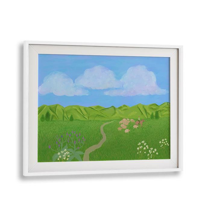 SUMMER JOURNEY , LANDSCAPE ART PRINTS , LANDSCAPE PAINTINGS