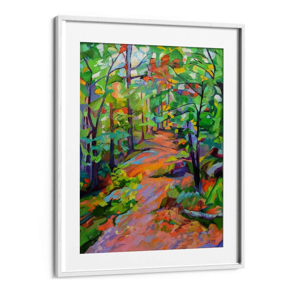 FOREST WALK , LANDSCAPE PAINTINGS