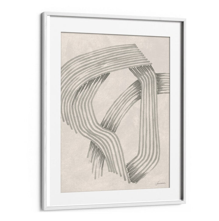 Elegant modern art featuring intricate grey patterns, the ABSTRACT GREY INTERSECTIONS 01 adds sophistication to any space.