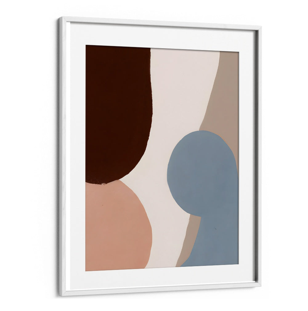 EARTHY CURVES, ABSTRACT PAINTINGS with rich earth tones and organic shapes enhancing modern living spaces from Whitemount.