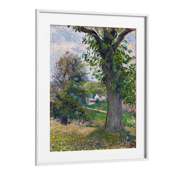 CHESTNUT TREES IN OSNY (1883)  , VINTAGE PAINTINGS