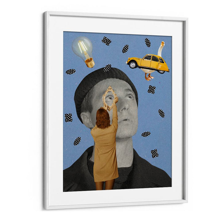 Whimsical PEOPLE IV, SURREAL ART PRINTS featuring unique designs that elevate your modern decor style.