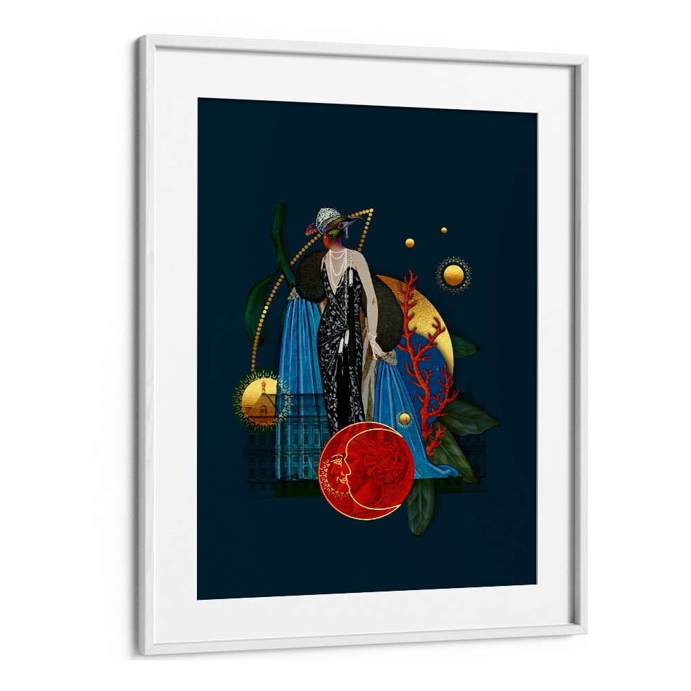 Stunning QUEEN OF THE UNDERWATER GARDENS, SURREAL ART PRINTS, showcasing enchanting aquatic beauty for your space.