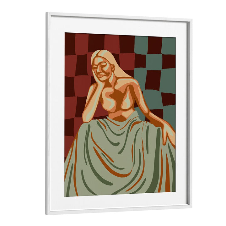 Explore the elegant design of CHRISTINA II, PORTRAITS, capturing emotion in vibrant figurative illustrations.