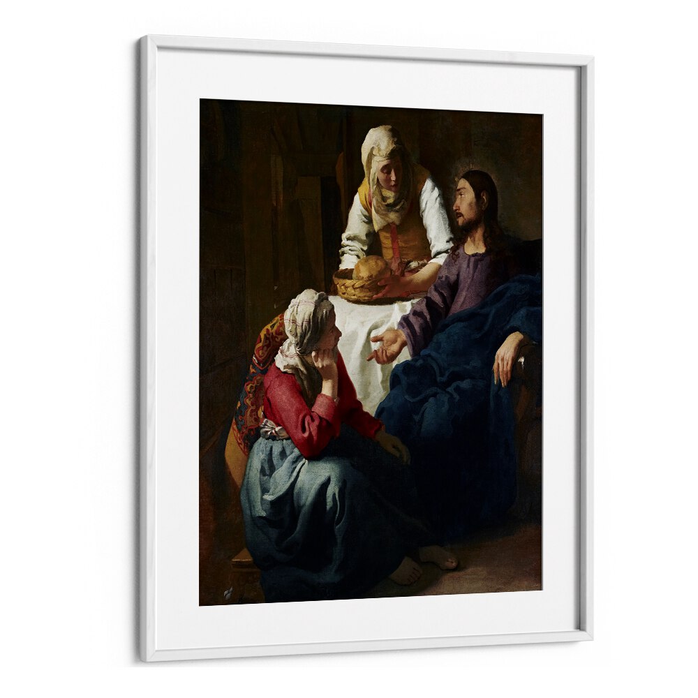 CHRIST IN THE HOUSE OF MARTHA AND MARY (CA. 1654–1656) BY JOHANNES VERMEER, VINTAGE PAINTINGS