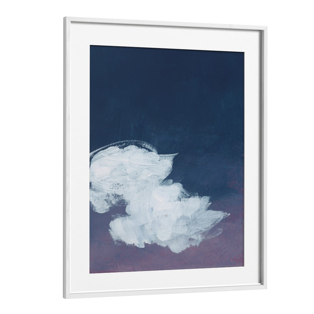 MYSTIC INDIGO CLOUDS V , ABSTRACT ART , ABSTRACT PAINTINGS