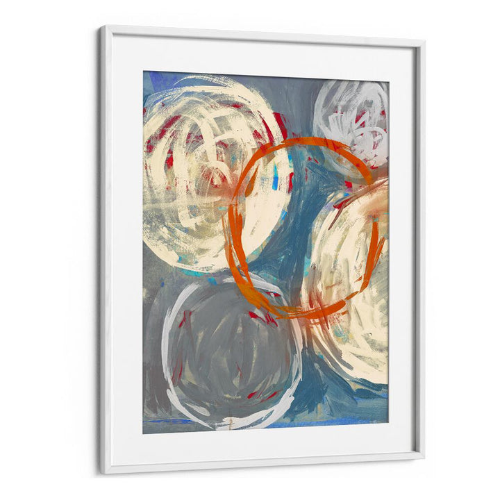 Vibrant LINKED TOGETHER, ABSTRACT PAINTINGS featuring bold colors and dynamic shapes for contemporary decor.